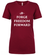 Load image into Gallery viewer, Forge Freedom Forward Womens Tee
