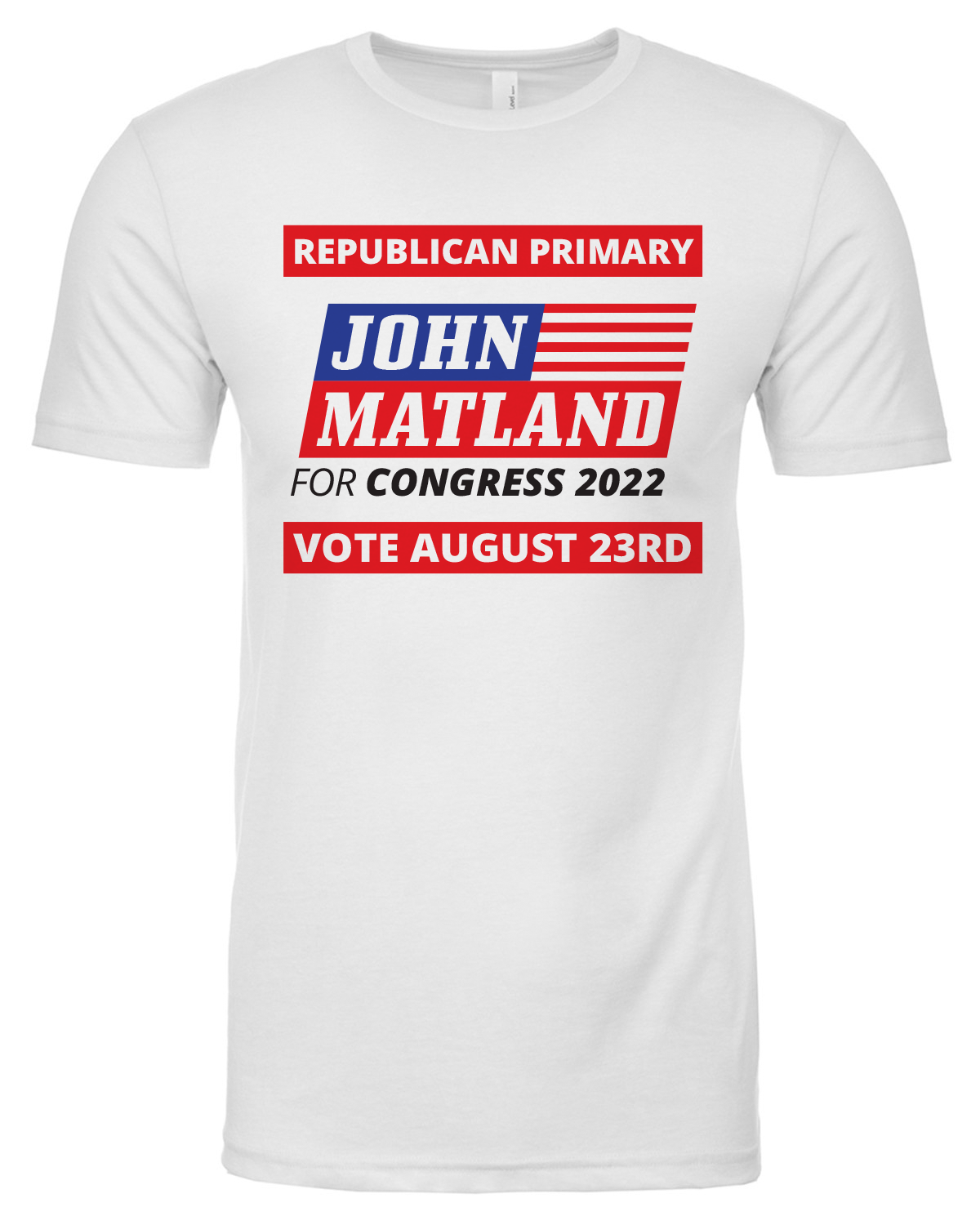 John Matland Retro Campaign Mens Tee